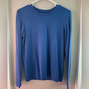 Lululemon Swiftly Breathe Long Sleeve Shirt. Size 6. Color: Blue